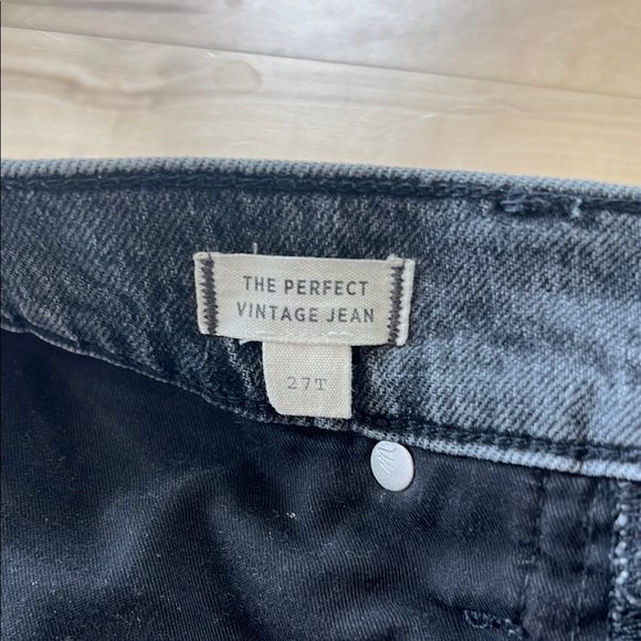 Madewell The Perfect Vintage Jean size 27T black - Picture 3 of 4